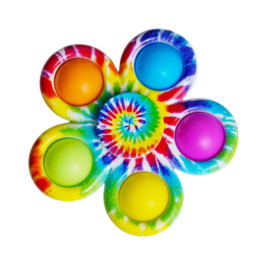 push pop fidget spinner rainbow colour color stress simple bubble regnbue barnefryd