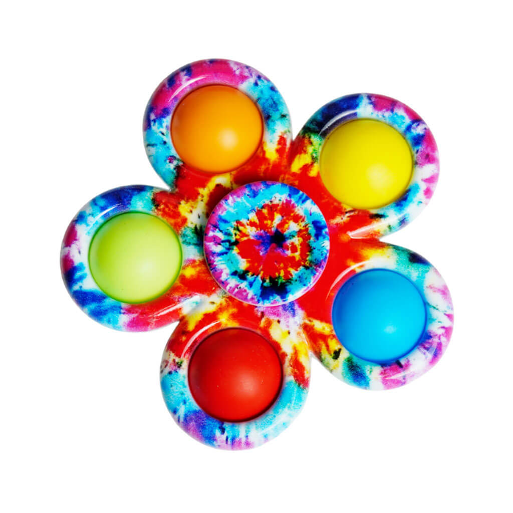 push pop fidget spinner rainbow colour color stress simple bubble barnefryd